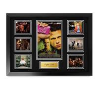 HWC Trading Fight Club Brad Pitt, Ed Norton Cadeaux Imprimé Signé Autographe Photo pour les fans de cinéma - A2 Encadré