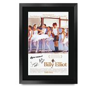 HWC Trading FR A3 Billy Elliot Jamie Bell Cadeaux imprimés affiche photo autographe signée pour les fans de cinéma - A3 Encadré
