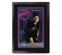 HWC Trading FR A3 Cocktail Tom Cruise Cadeaux imprimés affiche photo autographe signée pour les fans de cinéma - A3 Encadré