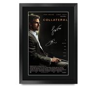 HWC Trading FR A3 Collateral Tom Cruise Cadeaux imprimés affiche photo autographe signée pour les fans de cinéma - A3 Encadré