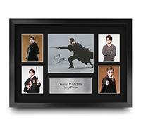 HWC Trading FR A3 Daniel Radcliffe Harry Potter Cadeaux Imprimés Autographe Affichage d’autographes pour les fans de cinéma - A3 Encadré