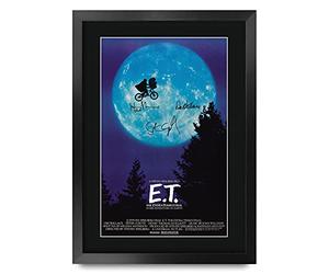HWC Trading FR A3 E.T. the Extra-Terrestrial Henry Thomas Cadeaux imprimés affiche photo autographe signée pour les fans de cinéma - A3 Encadré