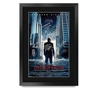 HWC Trading FR A3 Inception Leo DiCaprio Cadeaux imprimés affiche photo autographe signée pour les fans de cinéma - A3 Encadré