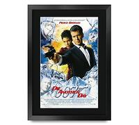HWC Trading FR A3 James Bond - Die Another Day Pierce Brosnan Cadeaux imprimés affiche photo autographe signée pour les fans de cinéma - A3 Encadré