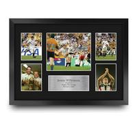 HWC Trading FR A3 Jonny Wilkinson England Cadeaux Imprimés Photo autographe signée pour les fans de rugby à XV - A3 Encadré