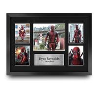 HWC Trading FR A3 Ryan Reynolds Deadpool Cadeaux Imprimé Signé Autographe Photo pour les fans de cinéma - A3 Encadré
