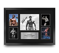 HWC Trading FR A3 Schwarzenegger Mr Olympia Cadeaux Imprimé Signé Autographe Photo pour les fans de cinéma - A3 Encadré