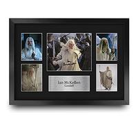 HWC Trading FR A3 Sir Ian McKellen Lord of the Rings Gandalf Cadeaux Imprimé Signé Autographe Photo pour les fans de cinéma - A3 Encadré
