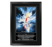 HWC Trading FR A3 Superman Christopher Reeve Cadeaux imprimés affiche photo autographe signée pour les fans de cinéma - A3 Encadré