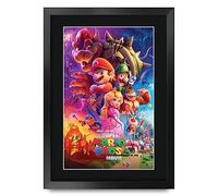 HWC Trading FR A3 The Super Mario Brothers Movie Chris Pratt Cadeaux imprimés affiche photo autographe signée pour les fans de cinéma - A3 Encadré