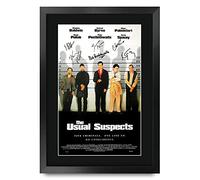 HWC Trading FR A3 The Usual Suspects Kevin Spacey Cadeaux imprimés affiche photo autographe signée pour les fans de cinéma - A3 Encadré
