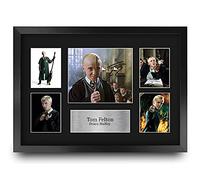 HWC Trading FR A3 Tom Felton Harry Potter Draco Malfoy Cadeaux Imprimés Autographe Affichage d’autographes pour les fans de cinéma - A3 Encadré