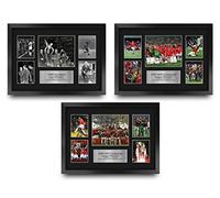 HWC Trading FR A3 UEFA Euro Cup Winners Collection Affiche autographe signée de souvenirs imprimés pour les fans de football et les supporters - A3 Encadré