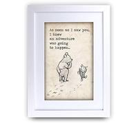 HWC Trading FR A3 Winnie the Pooh Adventure Cadeaux pour décorer la maison Idéal pour les chambres, les études et les salons - A3 Encadré