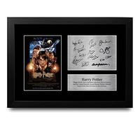 HWC Trading FR A4 Cast Daniel Radcliffe, Emma Watson Cadeaux Imprimé Signé Autographe Photo pour les fans de cinéma - A4 Encadré