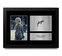 HWC Trading FR A4 Freya Allan The Witcher Cadeaux Imprimé Signé Autographe Photo pour les fans d’émissions de télévision - A4 Encadré
