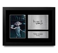 HWC Trading FR A4 Toby Jones Harry Potter Dobby Cadeaux Imprimé Signé Autographe Photo pour les fans de cinéma - A4 Encadré