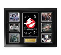 HWC Trading Ghostbusters 1 Bill Murray, Dan Aykroyd Cadeaux Imprimé Signé Autographe Photo pour les fans de cinéma - A2 Encadré (ID-006472)