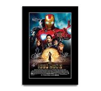 HWC Trading Iron Man 2 Cadeaux imprimés affiche photo autographe signée pour les fans de cinéma (ID-003260) - A4 Impression Uniquement