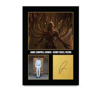 HWC Trading Jamie Campbell Bower Stranger Things Henry Creel/Vecna Cadeaux Imprimé Signé Autographe Photo pour les fans d’émissions de télévision - A4 Impression Uniquement (ID-005190)