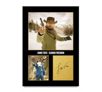 HWC Trading Jamie Foxx Django Django Freeman Cadeaux Imprimé Signé Autographe Photo pour les fans de cinéma - A4 Impression Uniquement (ID-005967)
