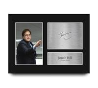 HWC Trading Jonah Hill Wolf of Wall Street Donnie Azoff Cadeaux Imprimé Signé Autographe Photo pour les fans de cinéma - A4
