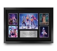 HWC Trading K-Pop Demon Hunters Arden Cho, May Hong & Ji-young Yoo Cadeaux imprimés affiche photo autographe signée pour les fans de cinéma - A3 Encadré