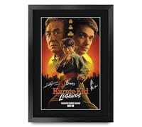 HWC Trading Karate Kid Legends (2025) Cadeaux imprimés affiche photo autographe signée pour les fans de cinéma - A3 Encadré