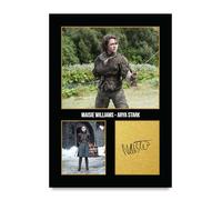 HWC Trading Maisie Williams Game of Thrones Arya Stark Cadeaux Imprimé Signé Autographe Photo pour les fans de cinéma - A4 Impression Uniquement (ID-005397)
