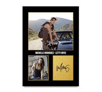 HWC Trading Michelle Rodriguez The Fast and Furious Letty Ortiz Cadeaux Imprimé Signé Autographe Photo pour les fans de cinéma - A4 Impression Uniquement (ID-005906)