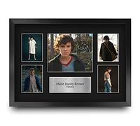 HWC Trading Millie Bobby Brown Strange Hawkins Thing Eleven Cadeaux Imprimé Signé Autographe Présentation Photo Montage Affichage pour les fans d’émissions de télévision - A3 Encadré