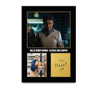 HWC Trading Millie Bobby Brown Stranger Things Eleven Cadeaux Imprimé Signé Autographe Photo pour les fans d’émissions de télévision - A4 Impression Uniquement (ID-005213)