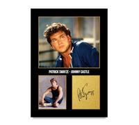 HWC Trading Patrick Swayze Dirty Dancing Johnny Castle Cadeaux Imprimé Signé Autographe Photo pour les fans de cinéma - A4 Impression Uniquement (ID-005803)