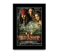 HWC Trading Pirates of the Caribbean : Dead Man’s Chest Cadeaux imprimés affiche photo autographe signée pour les fans de cinéma (ID-003565) - A4 Impression Uniquement