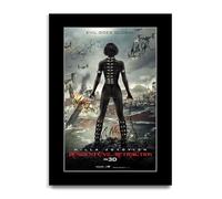 HWC Trading Resident Evil : Retribution Cadeaux imprimés affiche photo autographe signée pour les fans de cinéma (ID-003627) - A4 Impression Uniquement