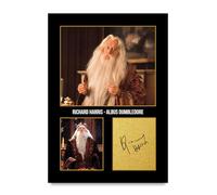 HWC Trading Richard Harris Harry Potter Albus Dumbledore Cadeaux Imprimé Signé Autographe Photo pour les fans de cinéma - A4 Impression Uniquement (ID-005805)