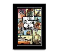 HWC Trading San Andreas Cadeaux imprimés avec autographes signés pour les fans de jeux vidéo et les joueurs (ID-003171) - A4 Impression Uniquement