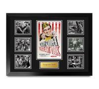 HWC Trading Sergeant York Affiche de Film Signée A2 Deluxe Encadrée | Gary Cooper, Autographes Reproduits Imprimés, Cadre Noir Fabriqué dans notre Atelier au Royaume-Uni, Prêt à Accrocher