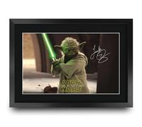 HWC Trading Star Wars Episode 2 - Attack of the clones Scene 3 Cadeaux Imprimé Signé Autographe Photo pour les fans de cinéma - A3 Encadré