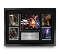 HWC Trading Star Wars Episode 7 The Force Awakens Cadeaux imprimés autographes signés, Montage d'affichage de présentation pour les fans de cinéma - A3 Encadré