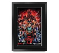 HWC Trading Strange Hawkins Thing Season 5 Cadeaux Imprimé Signé Autographe Photo pour les fans de télévision - A3 Encadré