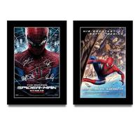 HWC Trading The Amazing Spider-Man Collection Cadeaux Ensemble d’affiches imprimées Photo autographe signée pour les fans de cinéma (ID-004307) - A4 Impression Uniquement