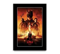 HWC Trading The Batman 2022 Cadeaux imprimés affiche photo autographe signée pour les fans de cinéma (ID-003832) - A4 Impression Uniquement