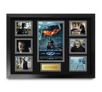 HWC Trading The Dark Knight Cadeaux imprimés autographes signés, Montage d'affichage de présentation pour les fans de cinéma - A2 Encadré