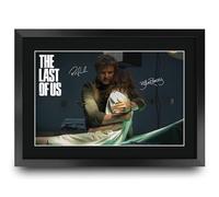 HWC Trading The Last Of Us Scene 1 Cadeaux Imprimé Signé Autographe Photo pour les fans de télévision - A3 Encadré