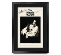 HWC Trading The Miracle Worker 1962 Poster de Film Autographes Imprimés Encadré A3 Cadeau