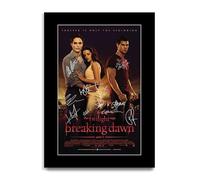 HWC Trading The Twilight Saga Breaking Dawn - Part 1 Cadeaux imprimés affiche photo autographe signée pour les fans de cinéma (ID-004121) - A4 Impression Uniquement