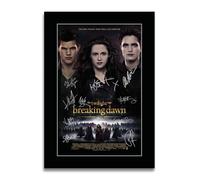 HWC Trading The Twilight Saga Breaking Dawn - Part 2 Cadeaux imprimés affiche photo autographe signée pour les fans de cinéma (ID-004122) - A4 Impression Uniquement