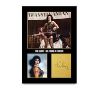 HWC Trading Tim Curry Rocky Horror Picture Show Dr. Frank N-Furter Cadeaux Imprimé Signé Autographe Photo pour les fans de cinéma - A4 Impression Uniquement (ID-005928)
