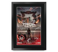 HWC Trading Tron 2025 Ares Cadeaux imprimés affiche photo autographe signée pour les fans de cinéma - A3 Encadré
